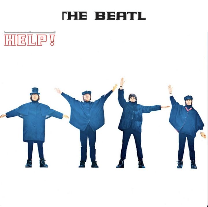 The Beatles- Help!（黑膠唱片 LP） 封面