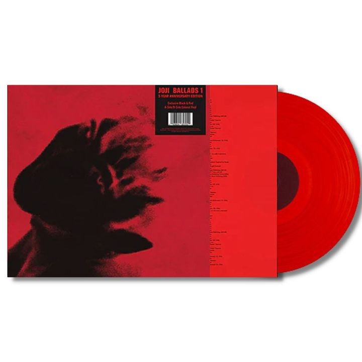 Joji - BALLADS 1 (Indie獨家｜5週年紅色彩膠｜黑膠唱片 LP) 封面