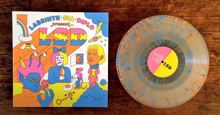 [LP] LABRINTH / SIA / DIPLO Presents LSD (潑漆半透明彩膠) 內頁 1