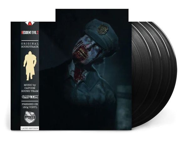 Resident Evil 2 惡靈古堡2 生化危機2 重製版 遊戲原聲帶（黑膠唱片 LP） 封面