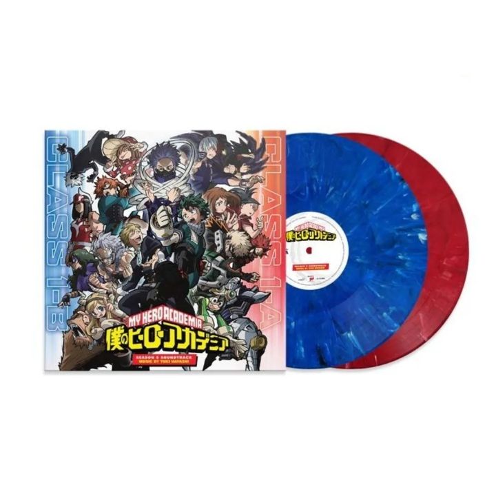 我的英雄學院 第五季 配樂 【限量版彩膠】 （黑膠唱片 LP） 封面