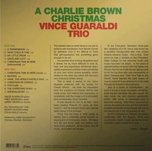 查理布朗 Vince Guaraldi Trio - A Charlie Brown Christmas 聖誕節特輯（金色封面｜黑膠唱片） 內頁 1