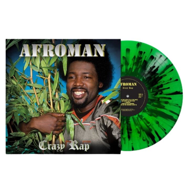 Afroman - Crazy Rap（潑墨綠色彩膠｜黑膠唱片 LP） 封面