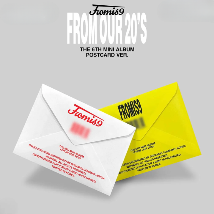 fromis_9 - 迷你六輯: From Our 20’s【Postcard 版】（CD） 封面