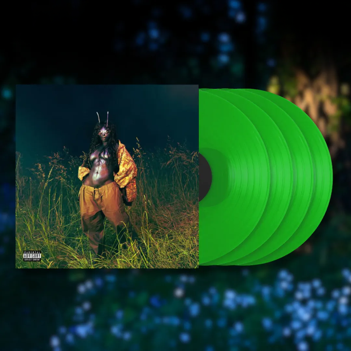 SZA - SOS Deluxe: Lana【綠色彩膠】（黑膠唱片 4LP） 封面