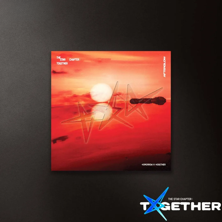 TOMORROW X TOGETHER（TXT）- 正規四輯 The Star Chaper：TOGETHER【Afterglow 版】（CD） 封面