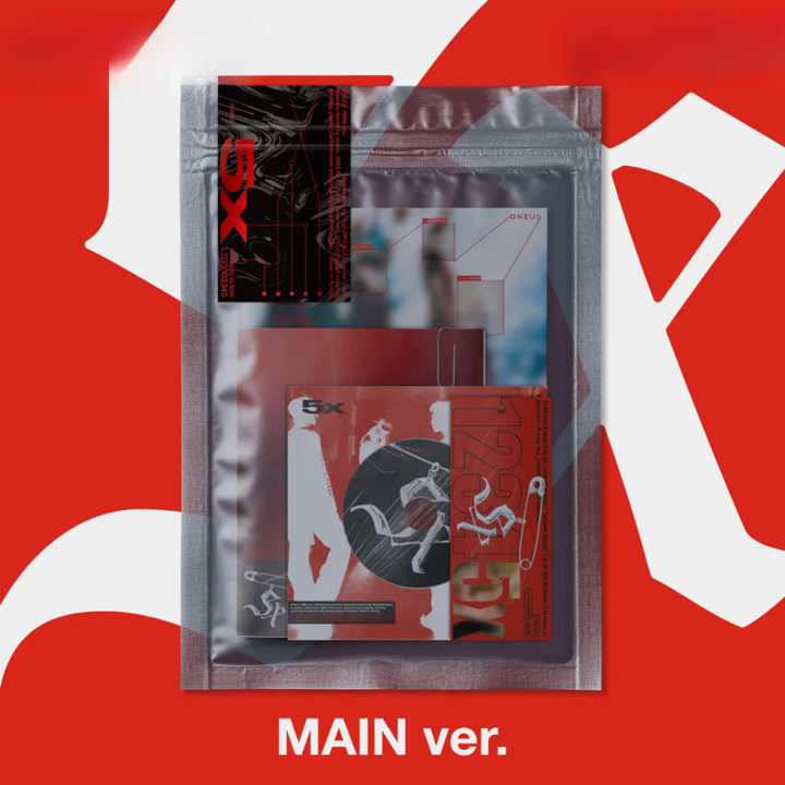 ONEUS - 迷你十一輯: 5X【MAIN 版】（CD） 封面