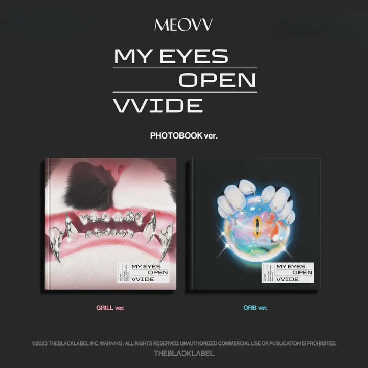 MEOVV - 1st EP: My Eyes Open VVide【Photobook版】（CD） 封面