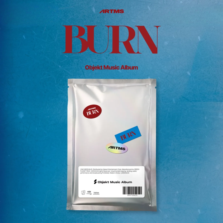 ARTMS - OBJEKT 單曲一輯: Burn（數位專輯） 封面