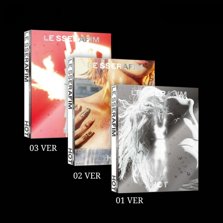 LE SSERAFIM - 迷你五輯: Hot（Photobook 版｜CD） 封面