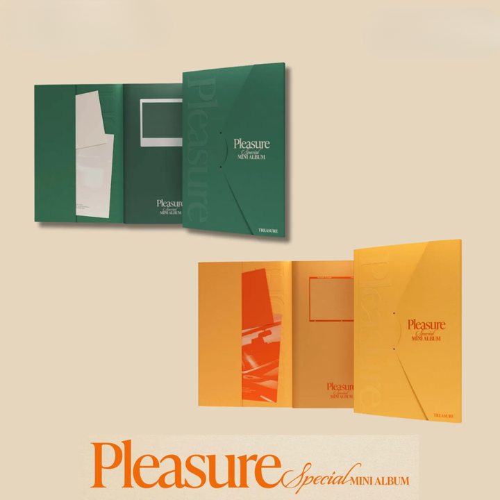 TREASURE - 特別迷你專輯: Pleasure（Photobook 版｜CD） 封面