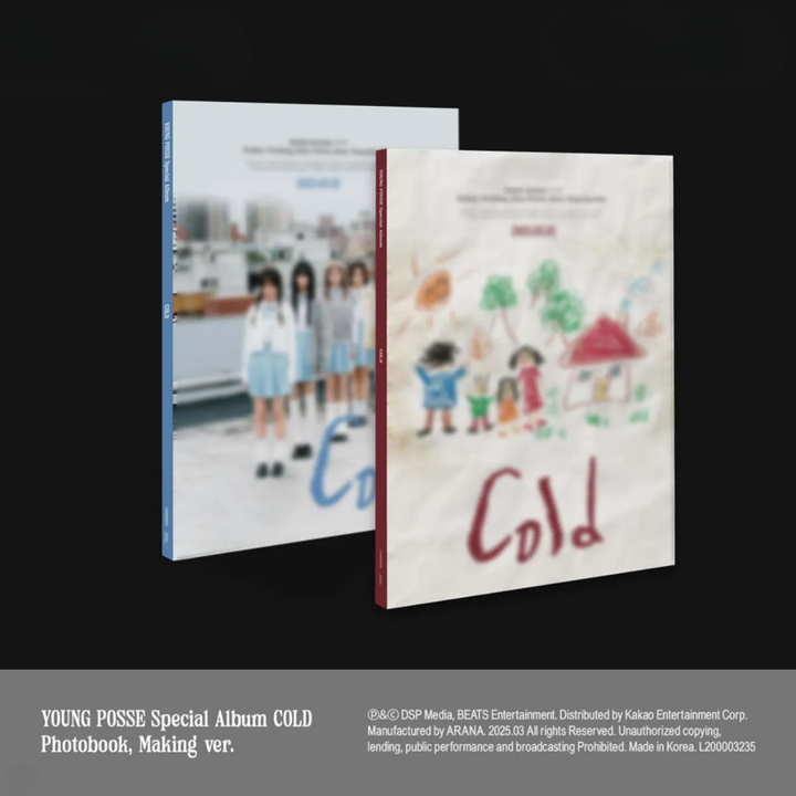 YOUNG POSSE - 特別專輯: Cold（Photobook 版｜CD） 封面