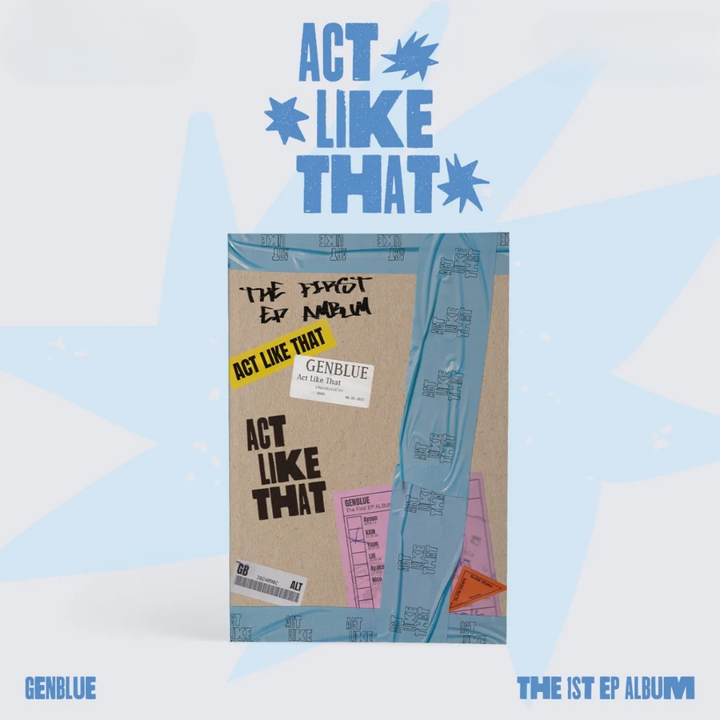 GENBLUE 幻藍小熊 - 1st EP: Act Like That（Photobook 版｜CD） 封面