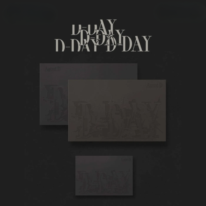 AGUST D (SUGA BTS) - D-DAY（Photobook 版 CD｜Weverse 數位專輯） 封面
