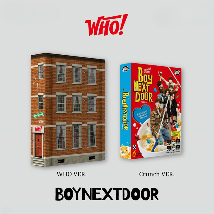 BOYNEXTDOOR - 首張單曲: WHO!（Photobook 版｜CD） 封面