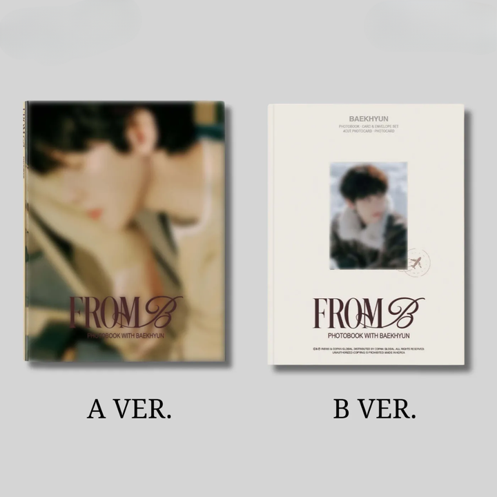 伯賢 BAEKHYUN (EXO) - From B（寫真書｜官方周邊） 封面