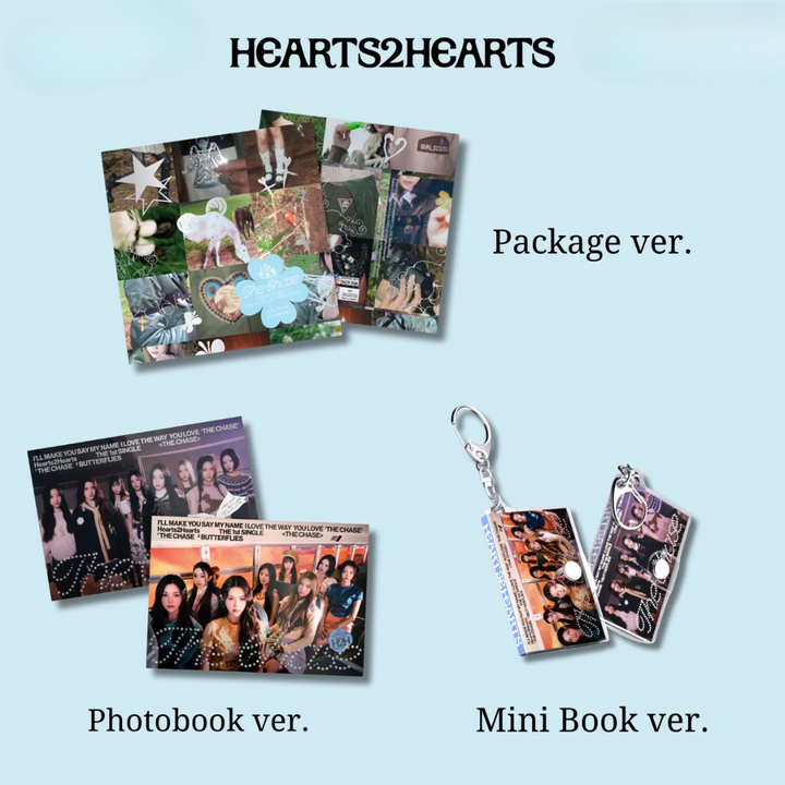 Hearts2Hearts - 首張單曲: The Chase（CD｜數位專輯） 封面