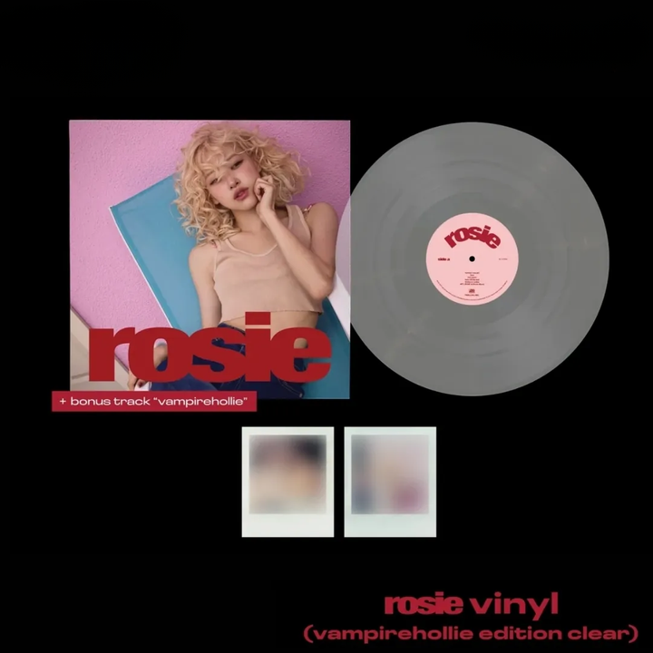 朴彩英 Rosé (BLACKPINK) - 首張專輯: Rosie（透明膠｜黑膠唱片 LP） 封面