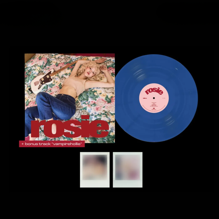 朴彩英 Rosé (BLACKPINK) - 首張專輯: Rosie（藍色彩膠｜黑膠唱片 LP） 封面