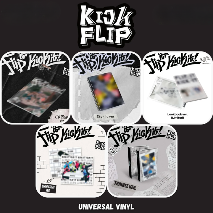 KICKFLIP - 迷你一輯: FLIP IT, KICK IT!（CD｜數位專輯） 封面