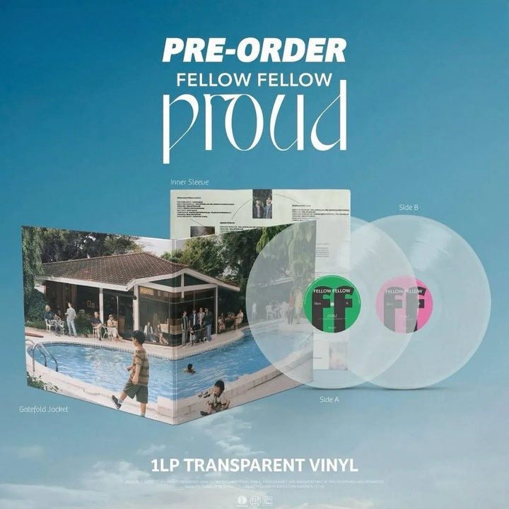 fellow fellow : PROUD（透明膠｜黑膠唱片 LP） 封面