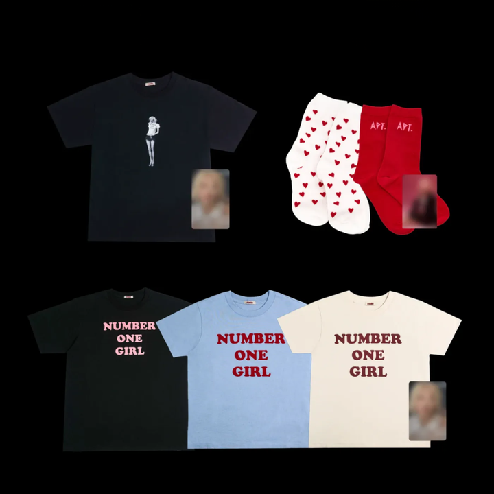 ROSÉ (BLACKPINK) - Rosie MD（T-Shirt 衣服、襪子套組｜官方周邊） 封面