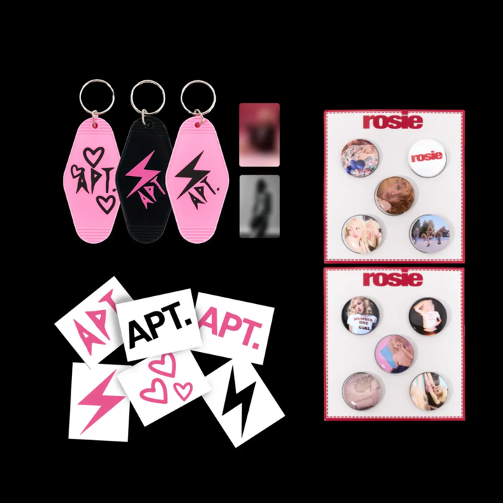 ROSÉ (BLACKPINK) - Rosie MD（鑰匙圈、胸章別針、紋身貼紙｜官方周邊） 封面