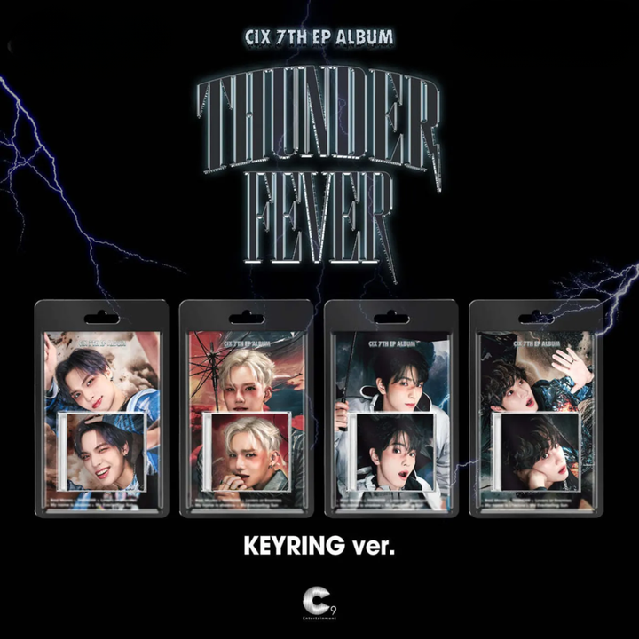 CIX - 迷你七輯: Thunder Fever（Keyring QR 版｜數位專輯） 封面