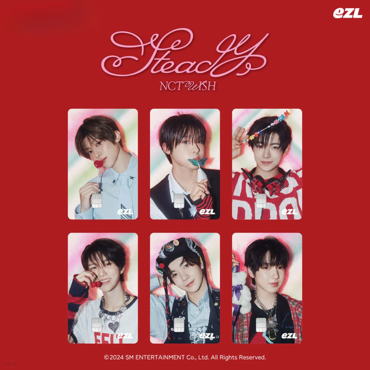 NCT WISH - Steady（EZL 韓國交通卡｜官方周邊） 封面