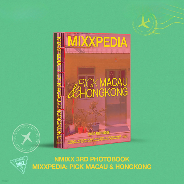 NMIXX - MIXXPIDIA: PICK MACAU & HONGKONG（寫真書｜官方周邊） 封面