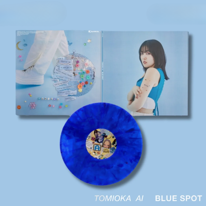冨岡愛 AI TOMIOKA - Blue Spot（限量版｜藍色彩膠｜黑膠唱片 LP） 封面