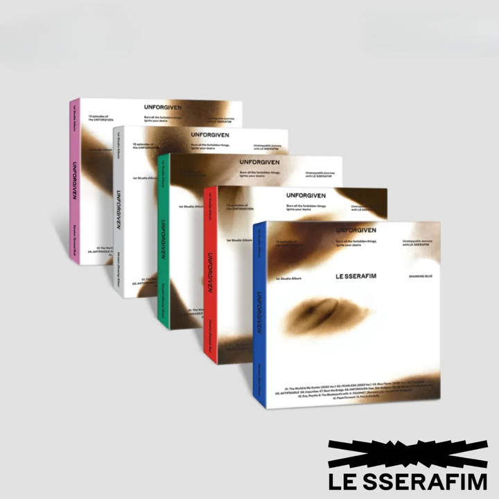 LE SSERAFIM - 正規首張專輯: Unforgiven ( Compact 版｜CD ) 封面