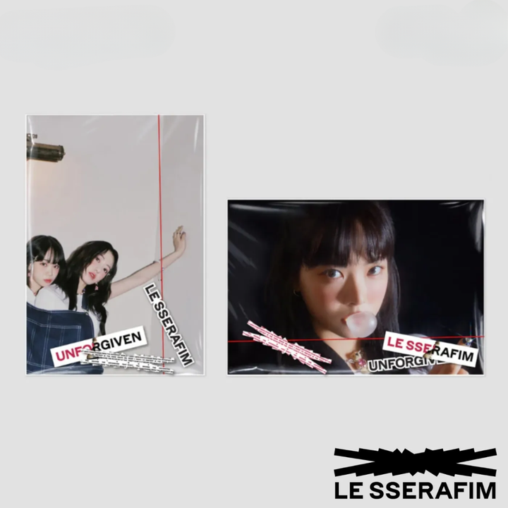 LE SSERAFIM - 正規首張專輯: Unforgiven ( Weverse 版｜數位專輯 ) 封面
