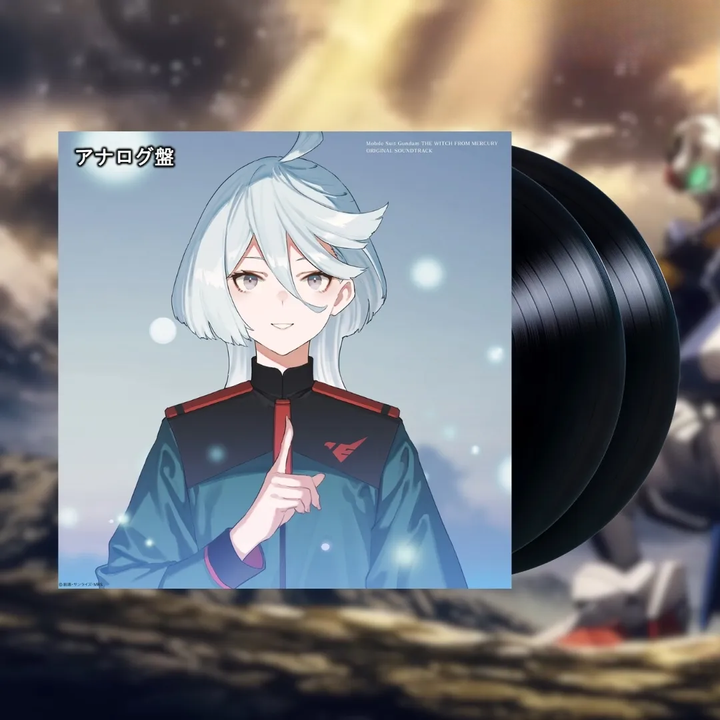 機動戦士ガンダム 水星の魔女 原聲帶（黑膠唱片 2LP） 封面
