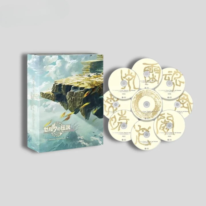薩爾達傳說: 王國之淚 原聲帶（一般版｜9CD） 封面