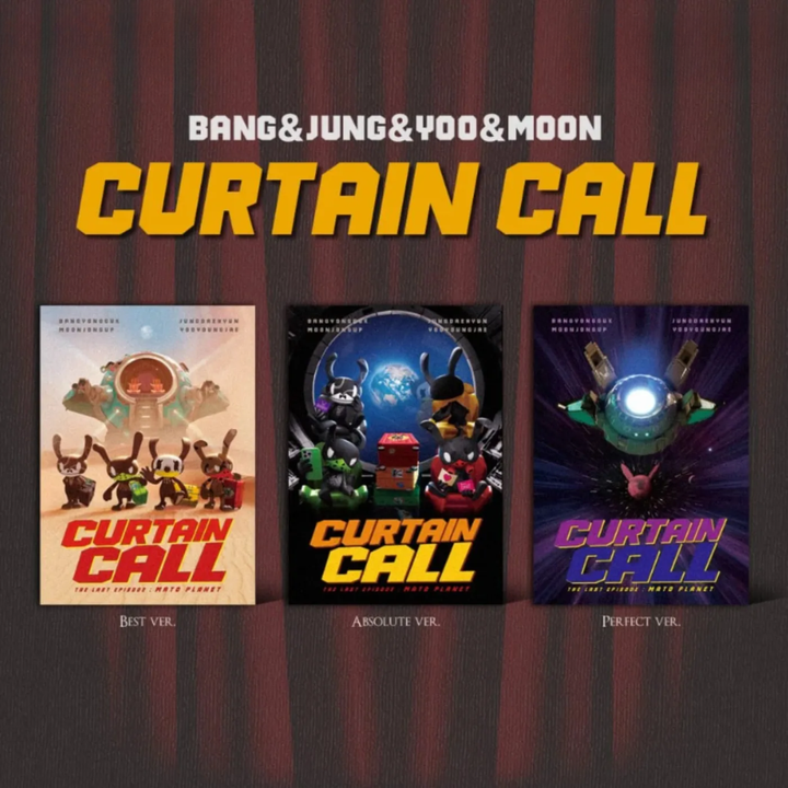 BANG & JUNG & YOO & MOON (B.A.P) - Curtain Call（CD） 封面