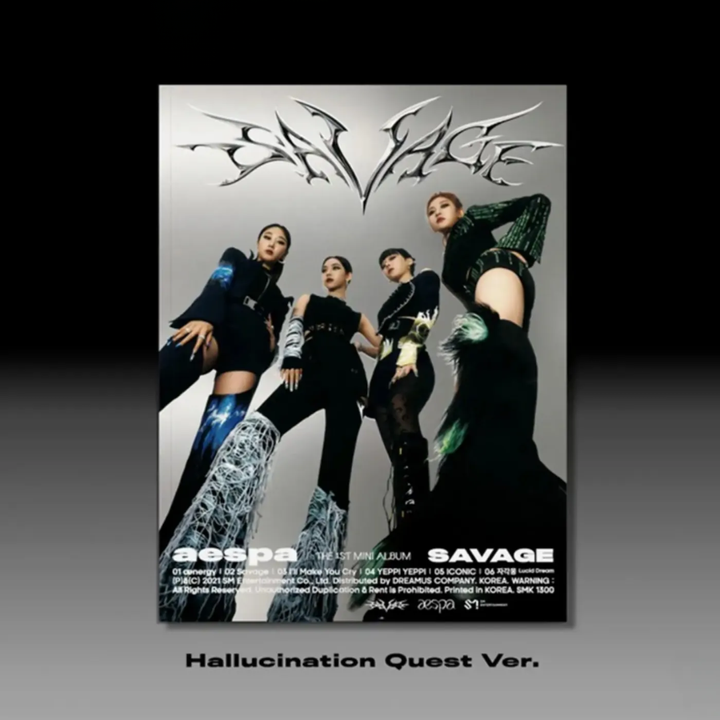 aespa - 迷你一輯: Savage（Hallucination Quest 版｜CD） 封面