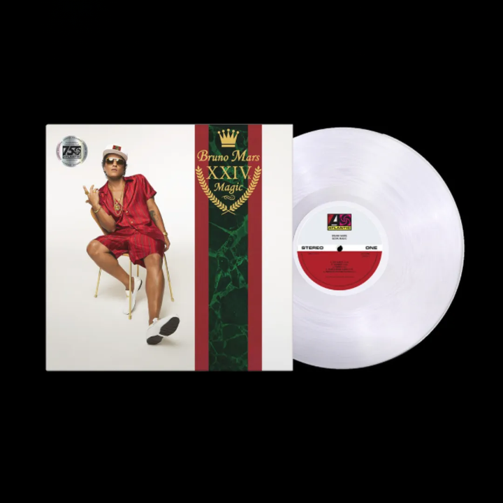 Bruno Mars - 24K Magic（透明膠｜黑膠唱片 LP） 封面