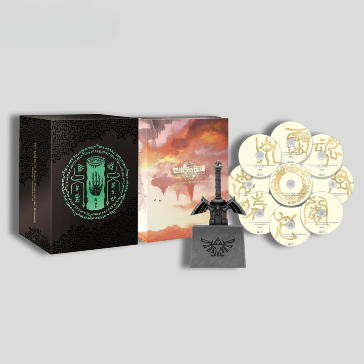薩爾達傳說: 王國之淚 原聲帶（初回數量限定版｜9CD） 封面
