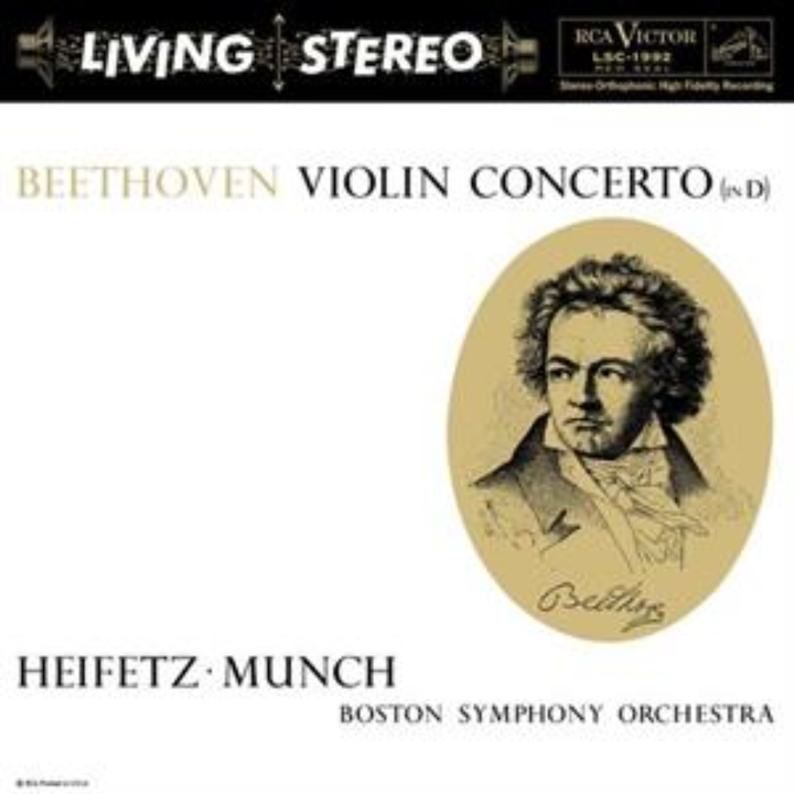 貝多芬 Beethoven：小提琴協奏曲 Violin Concerto (45轉) 【180G】（黑膠唱片 2LP） 封面