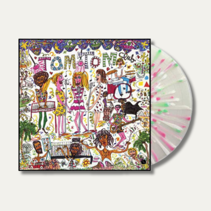 Tom Tom Club - Tom Tom Club 【限量版｜45週年紀念版｜紅白綠潑墨彩膠】（黑膠唱片 LP） 封面