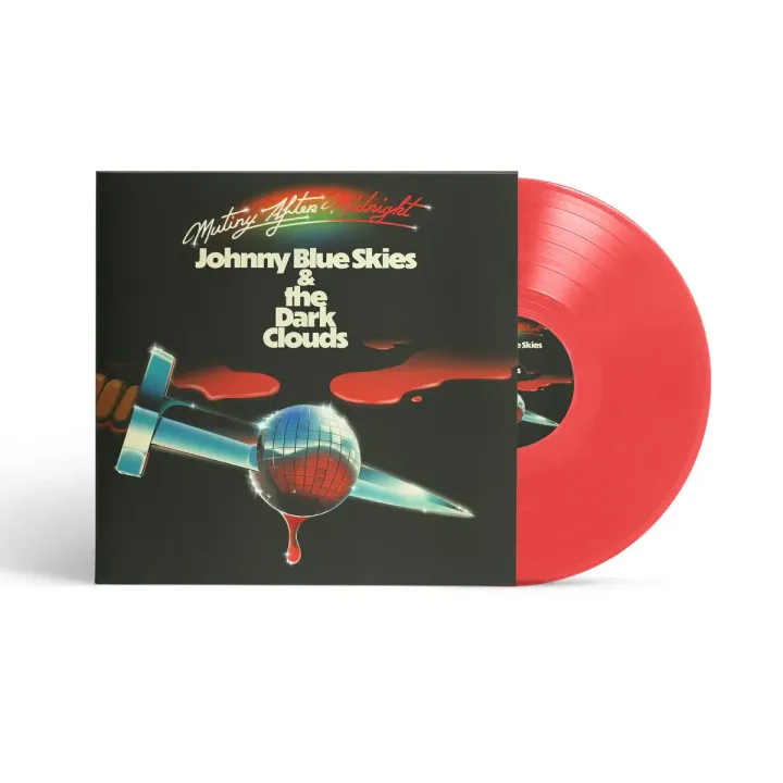 Johnny Blue Skies & The Dark Clouds - Mutiny After Midnight 【獨立通路限定｜半透明紅色彩膠】（黑膠唱片 LP） 封面