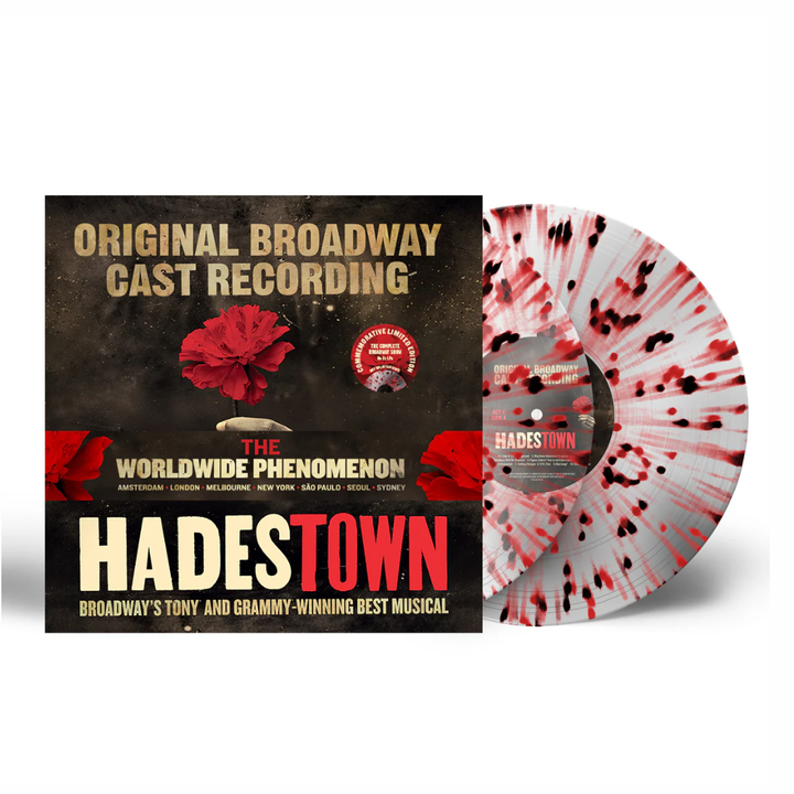 Anais Mitchell - 冥界 Hadestown 【百老匯音樂劇原聲帶｜透明紅色潑墨彩膠】（黑膠唱片 2LP） 封面