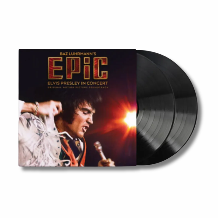 貓王 Elvis Presley - Epic: Elvis Presley In Concert 【電影原聲帶】（黑膠唱片 2LP） 封面