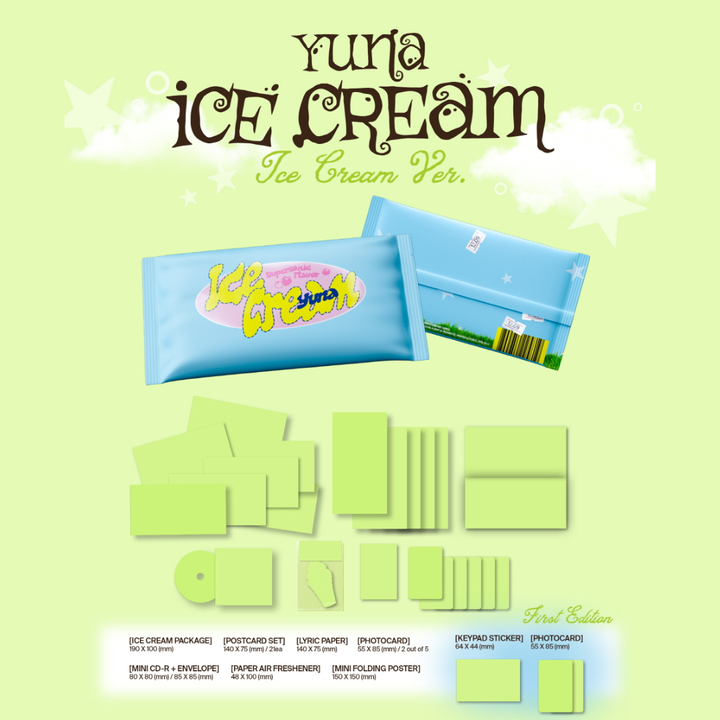 申有娜 YUNA（ITZY） - 迷你一輯：ICE CREAM 【ICE CREAM版】（CD） 內頁 1