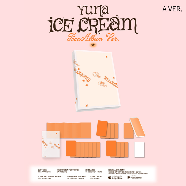 申有娜 YUNA（ITZY） - 迷你一輯：ICE CREAM 【POCAALBUM 版】（數位專輯） 內頁 1