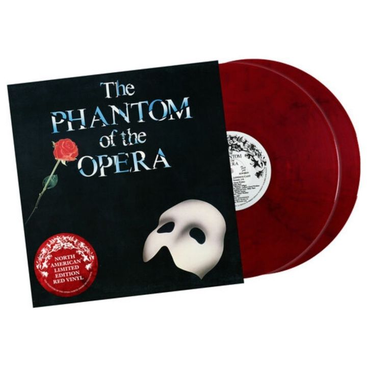 歌劇魅影 The Phantom of the Opera 【Andrew Lloyd Webber｜紅色彩膠】（黑膠唱片 2LP） 封面