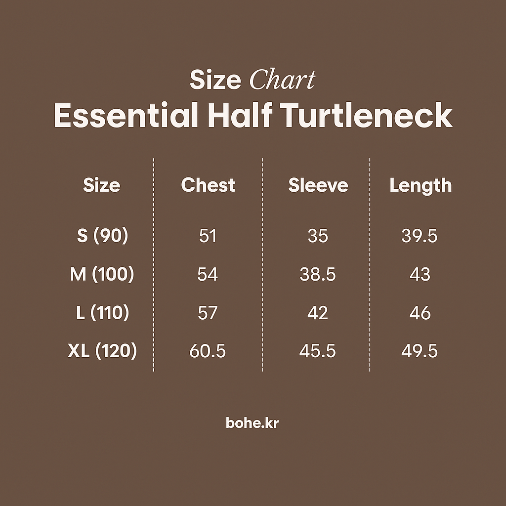 half turtleneck size