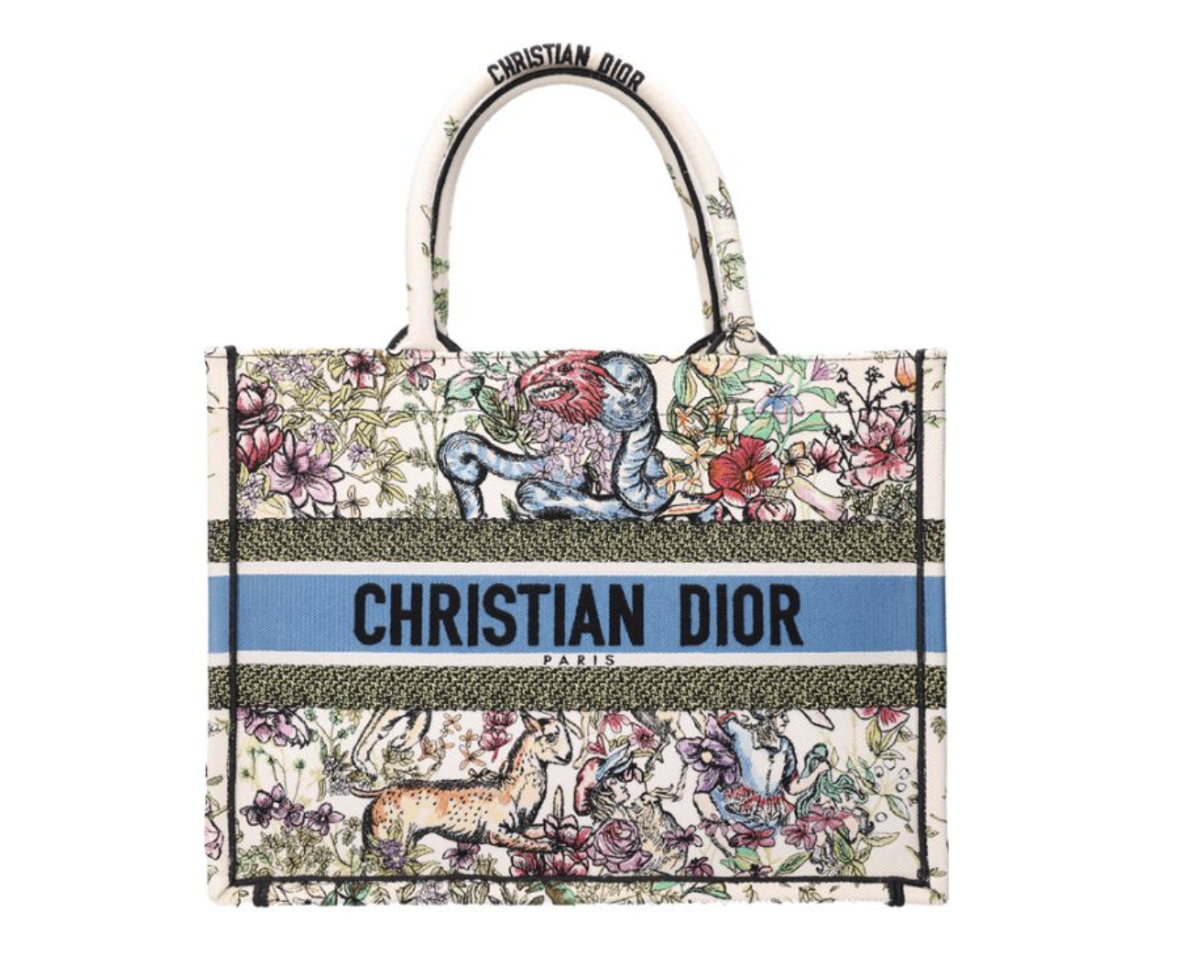 DIOR 迪奧 中號 Book Tote 托特包 D-Constellation 刺繡 M1296ZRUV0