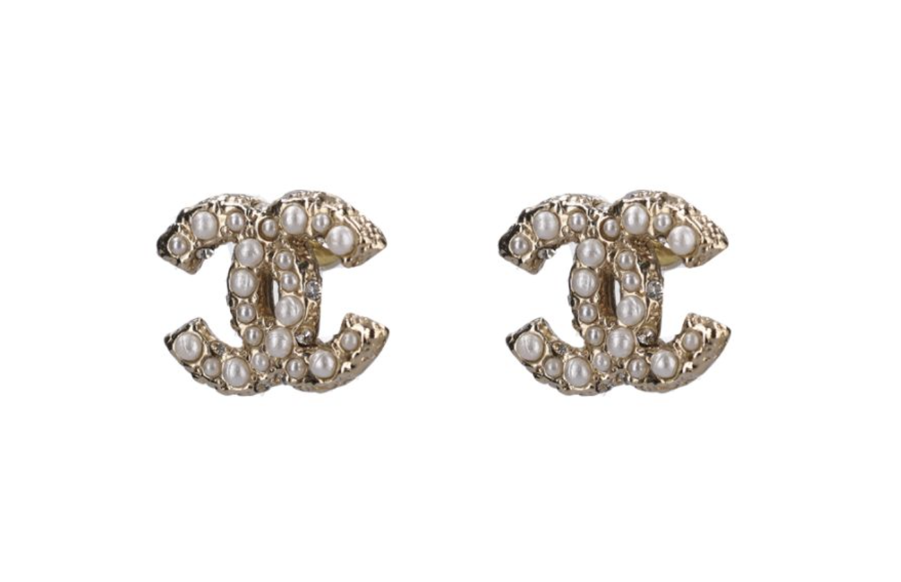 (加購品)CHANEL 香奈兒 雙C耳環 金色 A647660